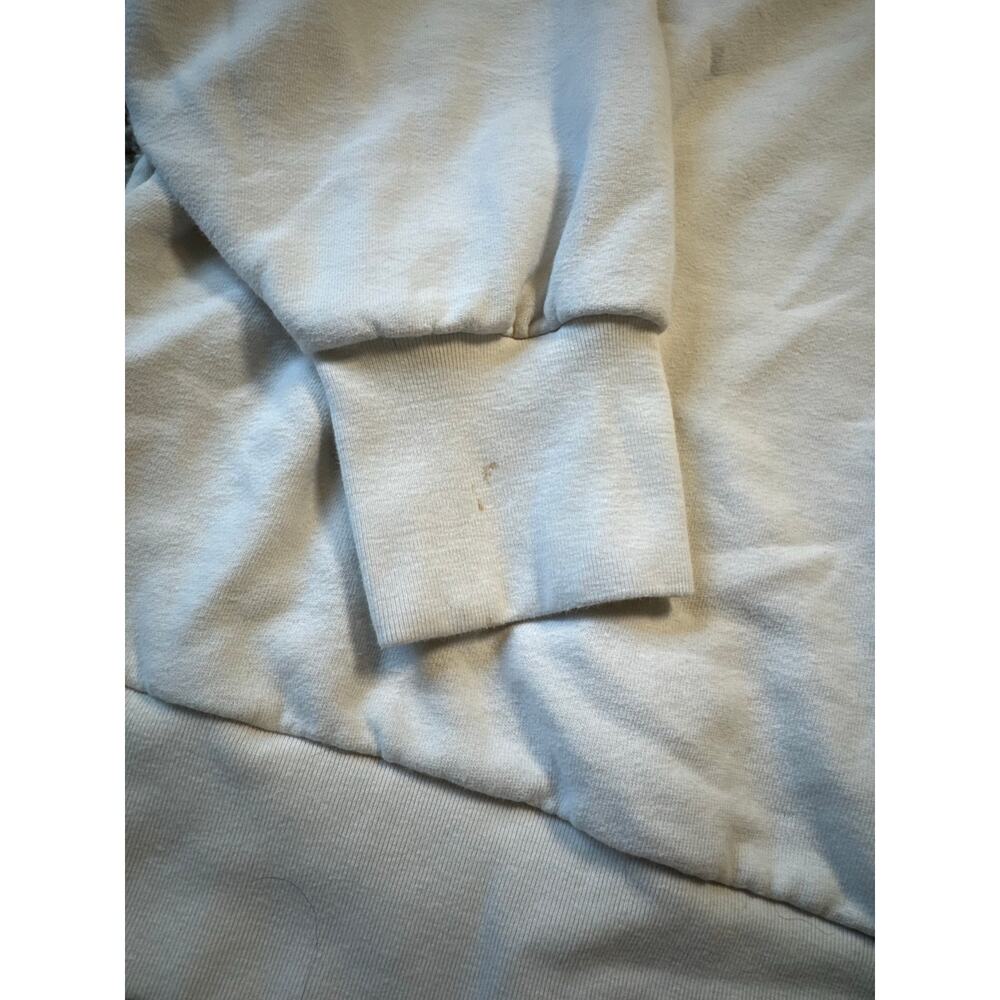 American Eagle Women's Seriously Huggable Oversized Cream Fleece Hoodie Size L - Picture 7 of 12
